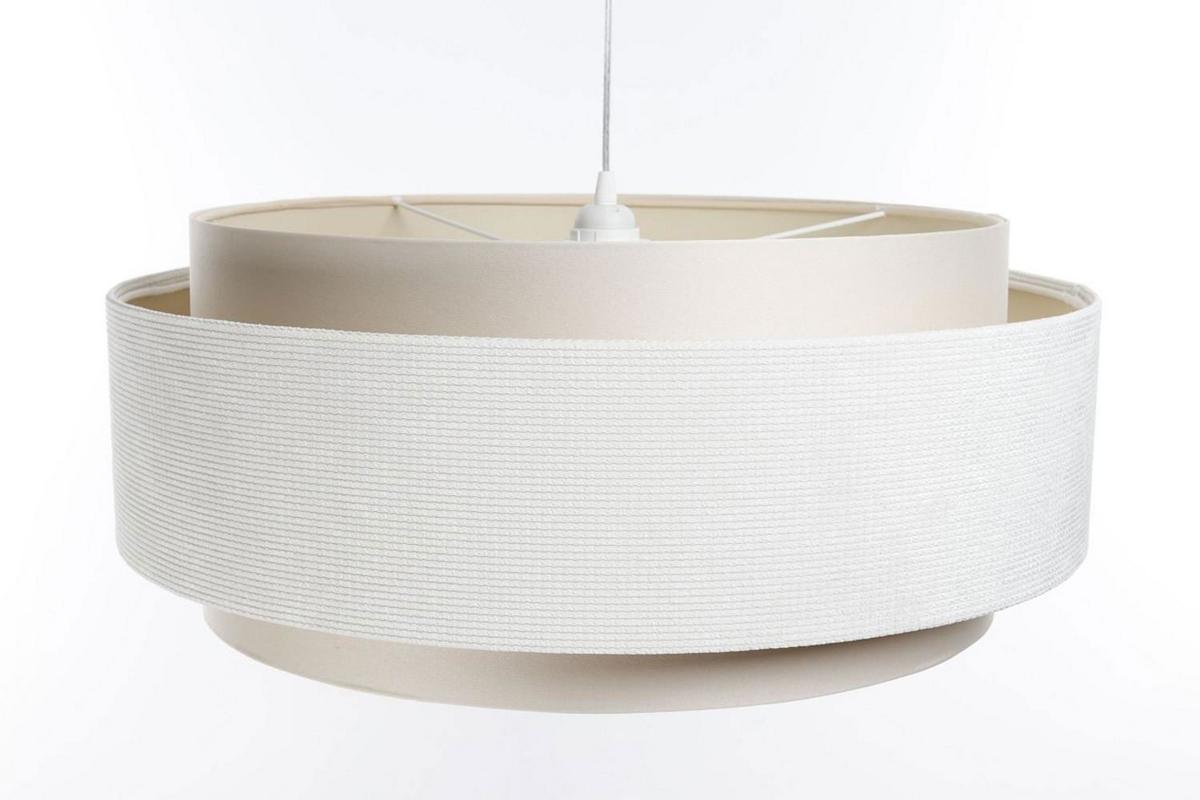 HÄNGELEUCHTE Weiß 60/25 cm - Weiß, Kunststoff (60/1/25cm) - ONZENO