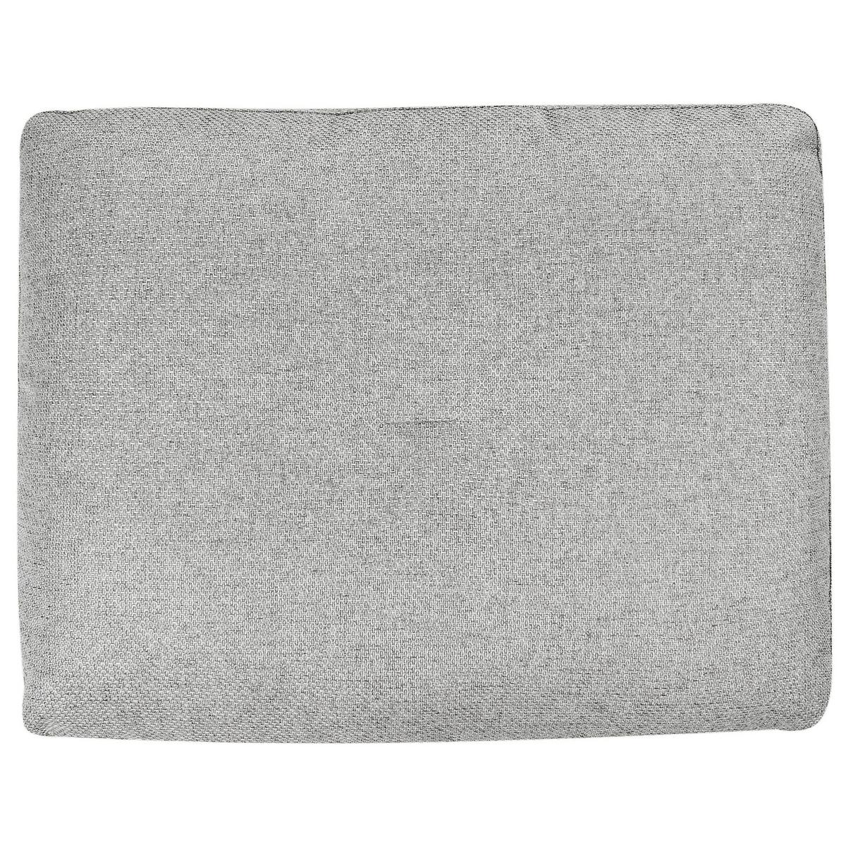 CHAISELONGUE-LINKSSEITIGE Kunstleinen Grau Yuri - Dunkelgrau/Schwarz, Textil (111/88/151cm) - Beliani