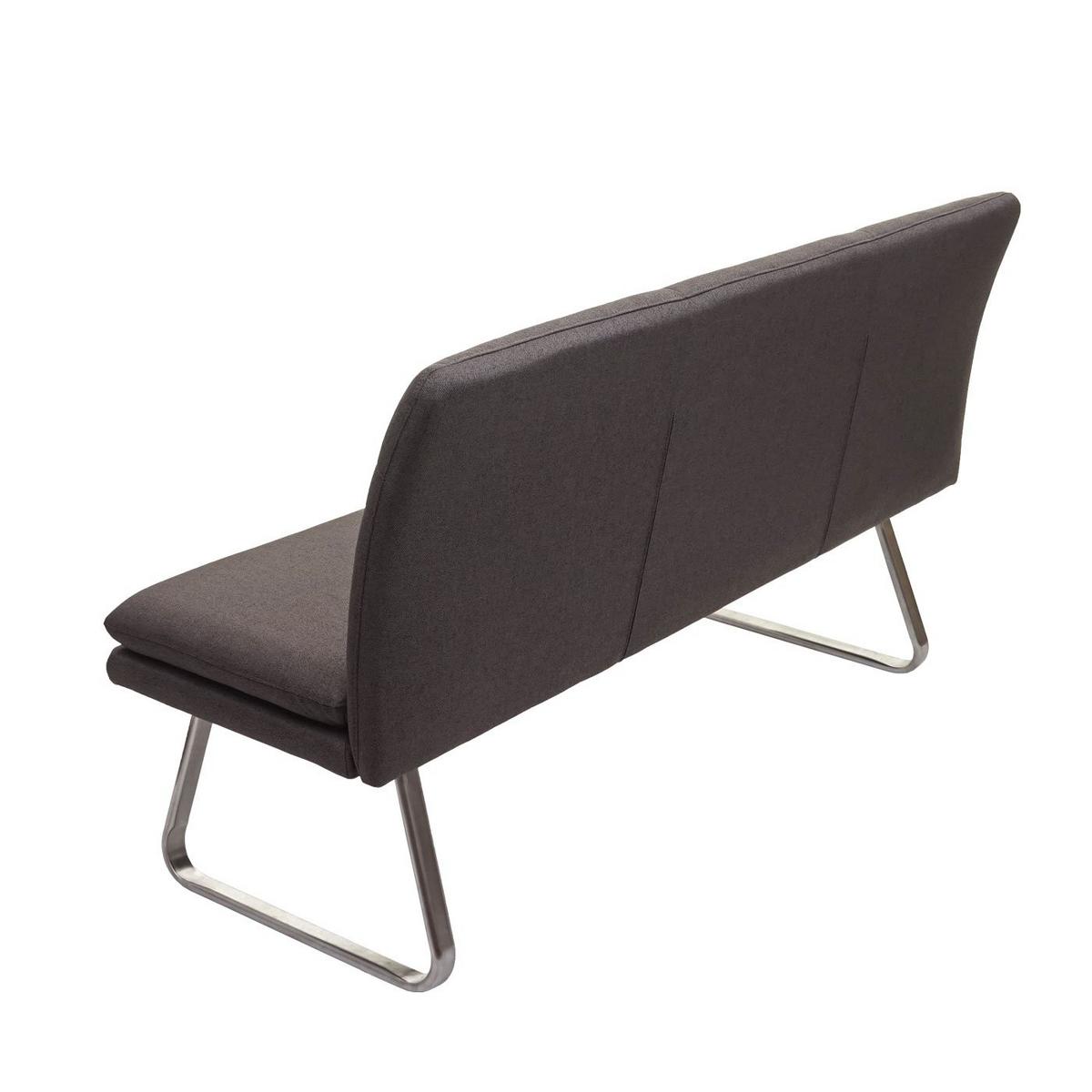 ESSZIMMER-SET Grau, Braun 5er-Set - Braun/Grau, Textil (160/92/58cm) - MCW