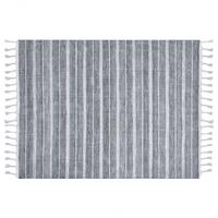 OUTDOOR-TEPPICH BademlII 200/140 cm - Grau, Kunststoff (140/200cm) - Beliani