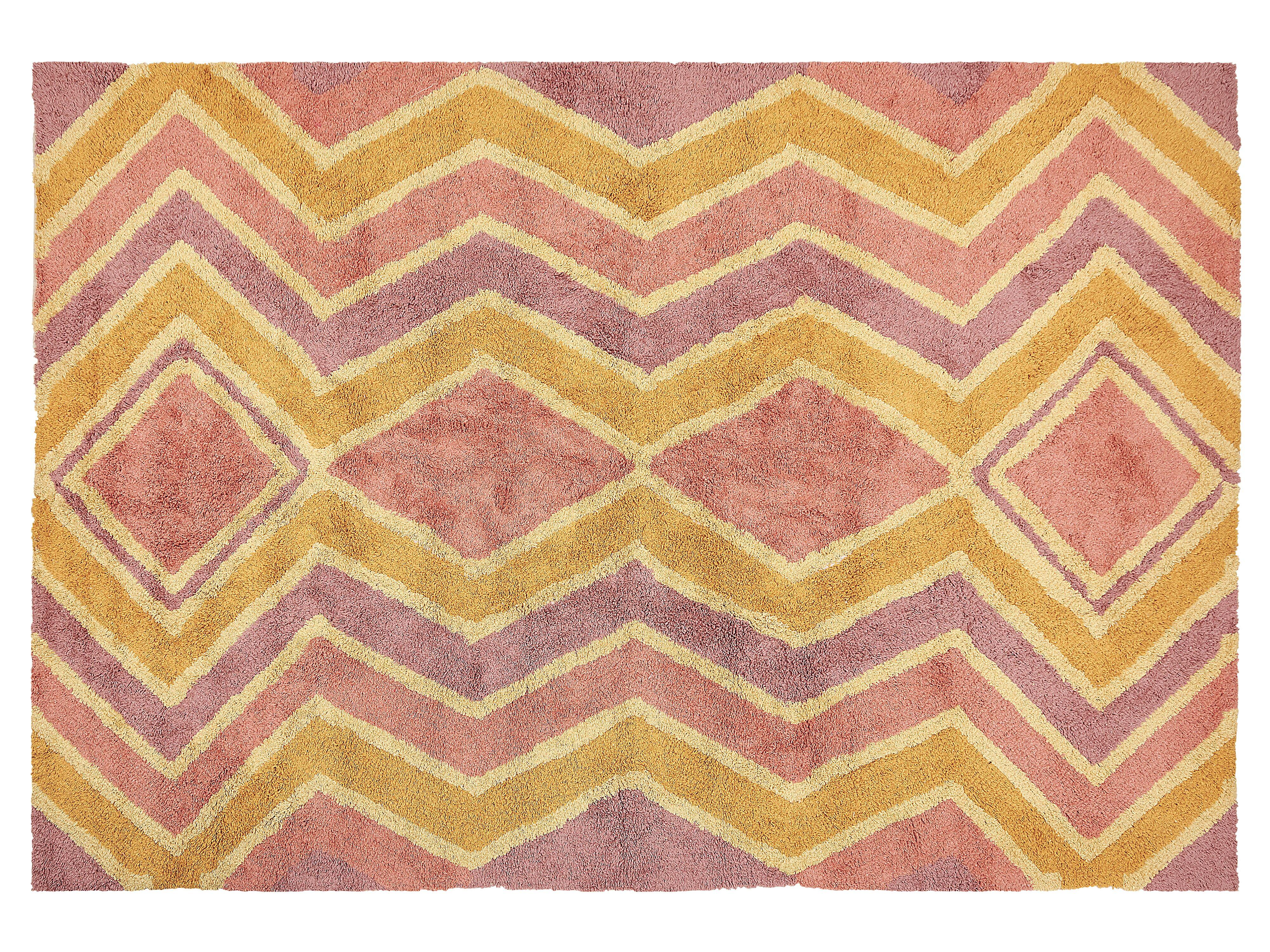KURZFLOR-TEPPICH Canakkale 200/140 cm - Multicolor, Textil (140/200cm) - Beliani