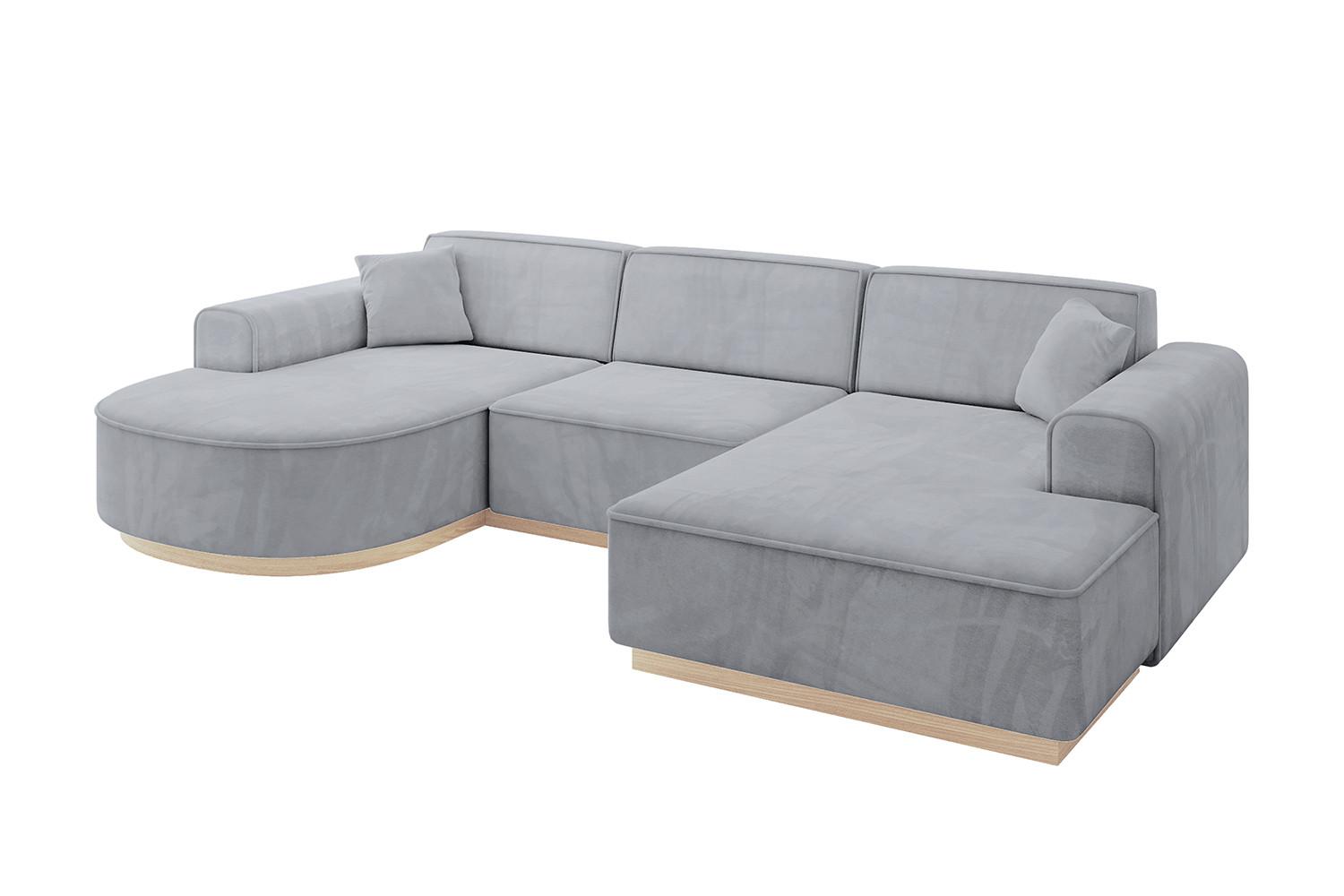 WOHNLANDSCHAFT ARRIO-U1 303x171x83 cm Titanfarben - Titanfarben, Holzwerkstoff/Textil (303/83/171cm) - ALTDECOR