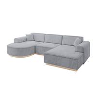 WOHNLANDSCHAFT ARRIO-U1 303x171x83 cm Titanfarben - Titanfarben, Holzwerkstoff/Textil (303/83/171cm) - ALTDECOR