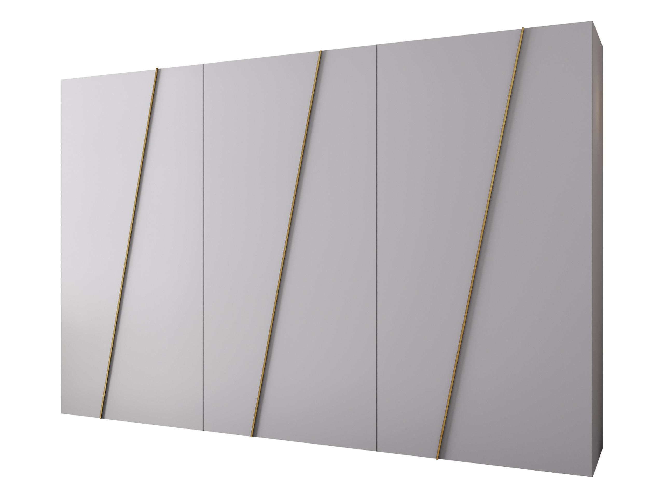 DREHTÜRENSCHRANK Zen 300 cm - Goldfarben/Schwarz, Holzwerkstoff/Kunststoff (300/202/50cm) - MIRJAN24