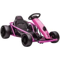 ELEKTRO-GO-KART Kunststoff Metall Rosa - Rosa, Kunststoff (115/77/54cm) - HOMCOM
