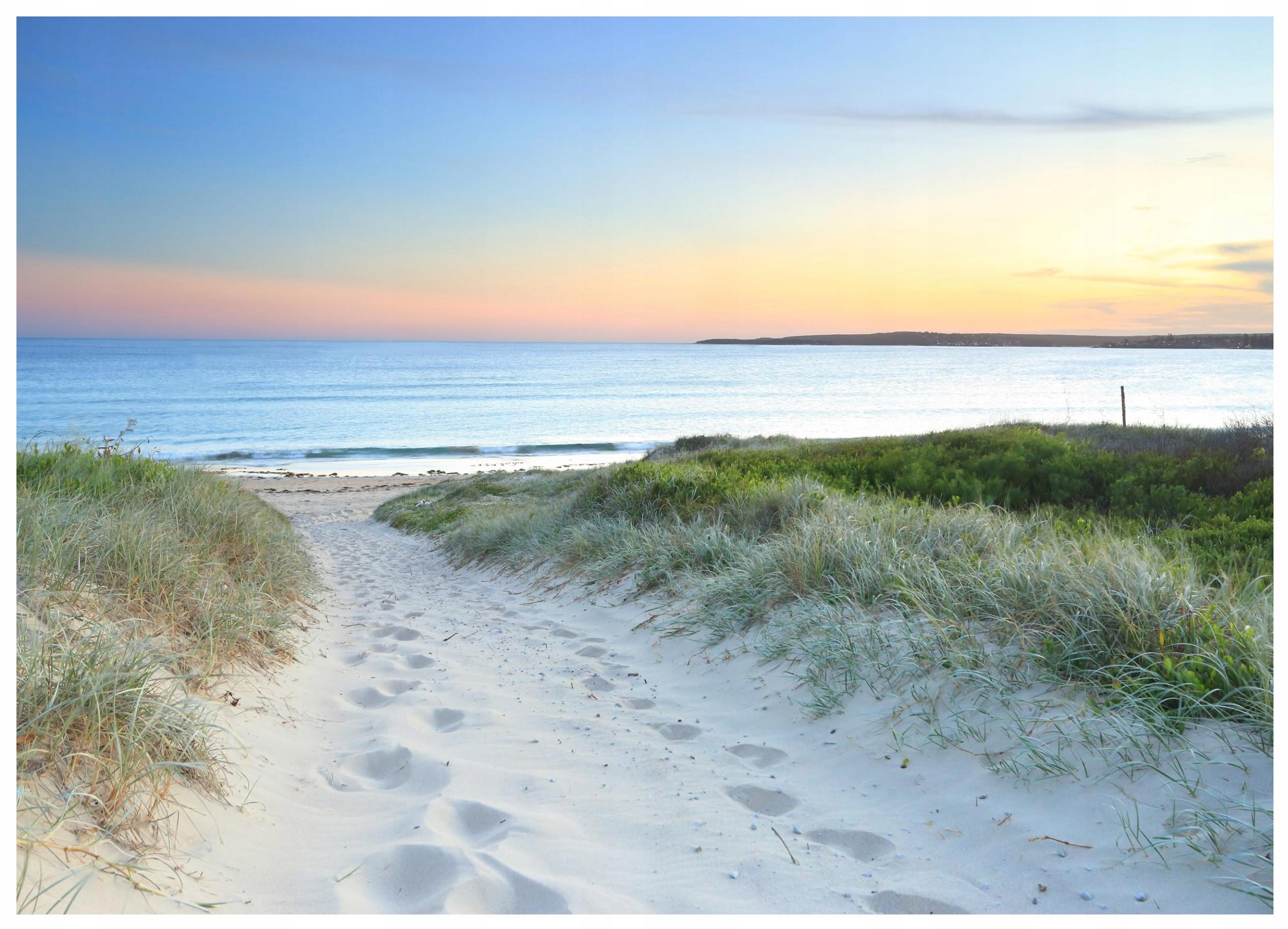 FOTOTAPETE Strand Meer 350x250 - Multicolor, Papier (350/250cm) - Wallarena