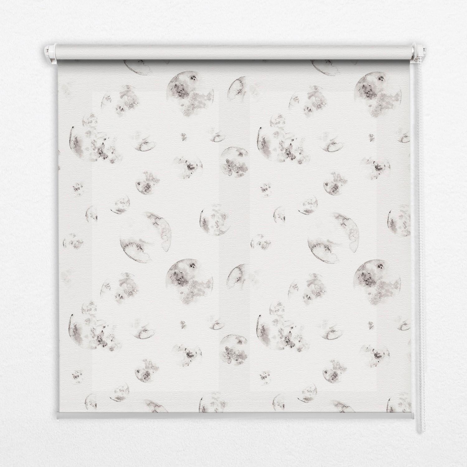 INNENROLLO - Fensterrollo - Rollo - 100x140 cm - Planeten - Grau, Kunststoff (100/140/0.5cm) - TULUP
