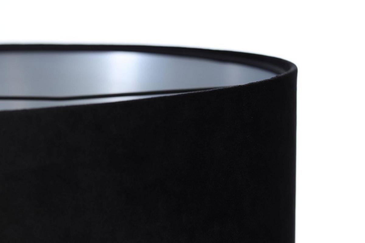 HÄNGELEUCHTE Schwarz 50/25 cm - Silberfarben/Schwarz, Kunststoff (50/0.8/25cm) - ONZENO
