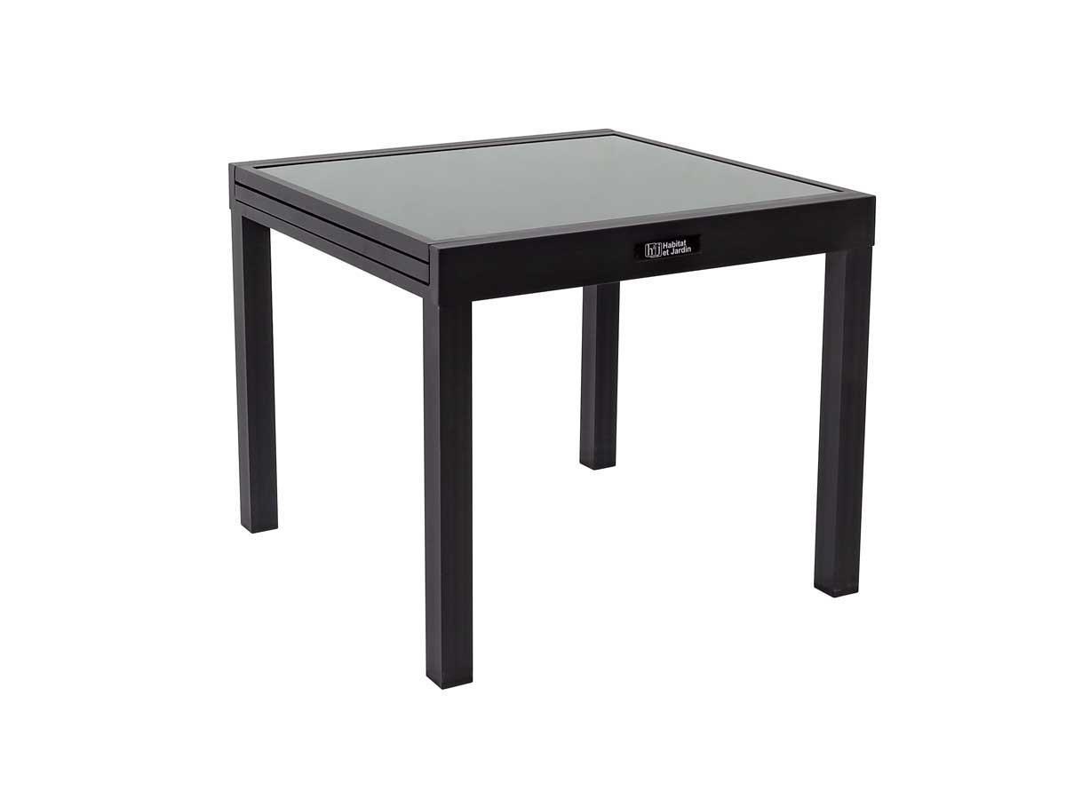 GARTENTISCH porto 8 Schwarz - Schwarz, Glas (180/90/75cm) - Habitat Garten