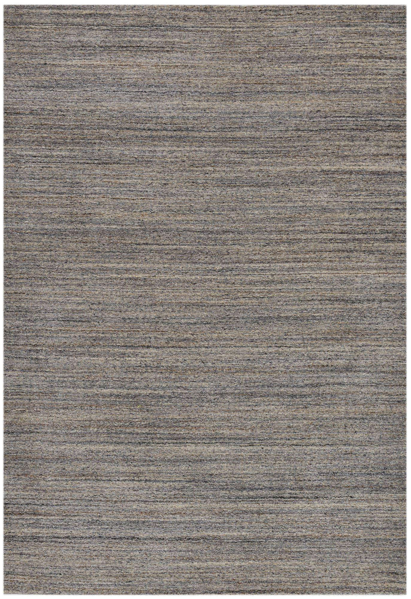 HANDWEBTEPPICH mit Seidenglanz, pflegeleicht, robust 250x350 cm - Grau, Textil (250/350cm) - Rug and Roll