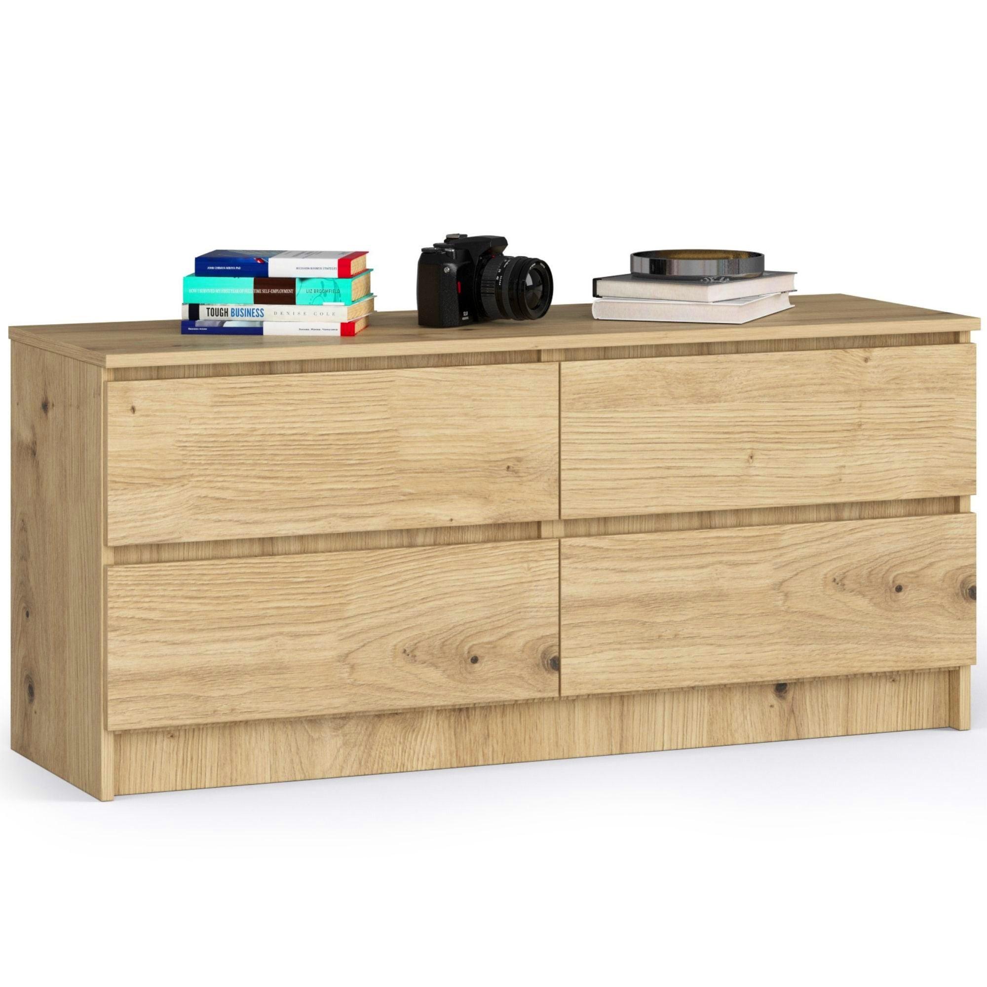 KOMMODE Eiche Artisan 55/120/40 - Eiche Artisan, Holzwerkstoff (120/55/40cm) - RAUMHIRSCH FURNITURE