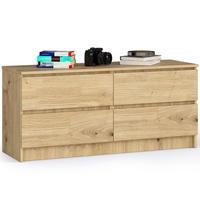 KOMMODE Eiche Artisan 55/120/40 - Eiche Artisan, Holzwerkstoff (120/55/40cm) - RAUMHIRSCH FURNITURE