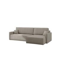ECKSOFA Louis Scala - Hellgrau, Holzwerkstoff/Textil (250/142cm) - Fun Möbel