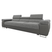SCHLAFSOFA Torezio 3 Bis - Greige/Grau, Holz/Textil (263/90/102cm) - MIRJAN24