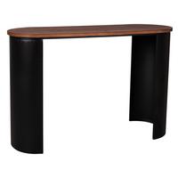 KONSOLENTISCH aus Holz, schwarz, 120x40x80cm - Schwarz, Holz (40/120/79cm) - Wanderlust