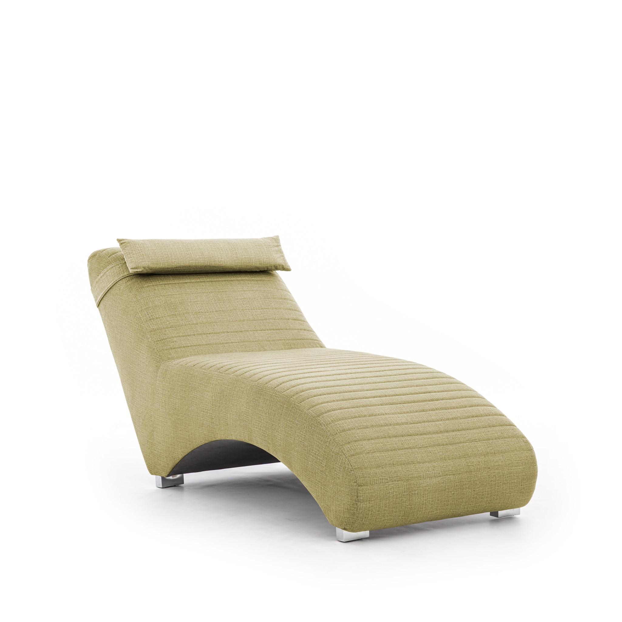 RELAXLIEGE Abramo In Lisbon - Hellgrün, Holzwerkstoff/Textil (73/80/170cm) - Fun Möbel