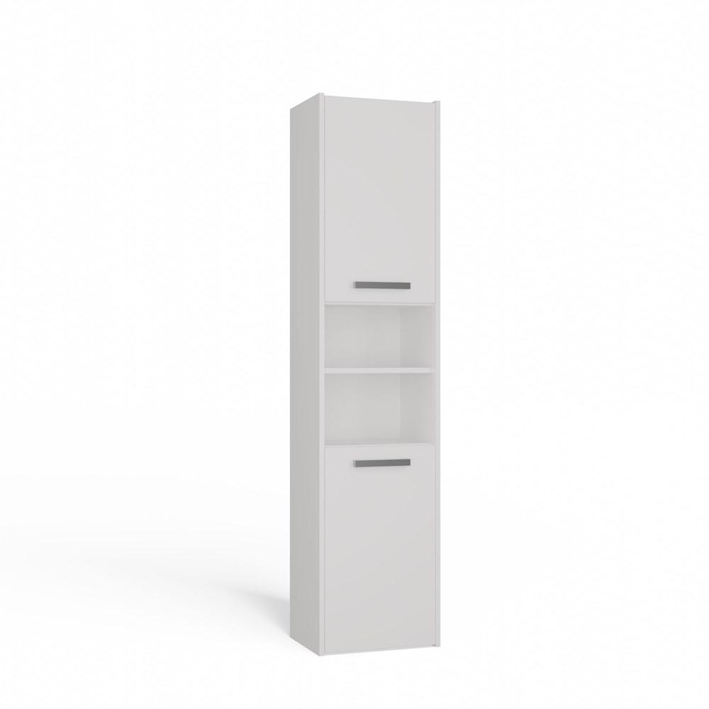 BADEZIMMERSCHRANK Weiß 40/170/30 - Weiß, Holzwerkstoff (40/170/30cm) - RAUMHIRSCH FURNITURE