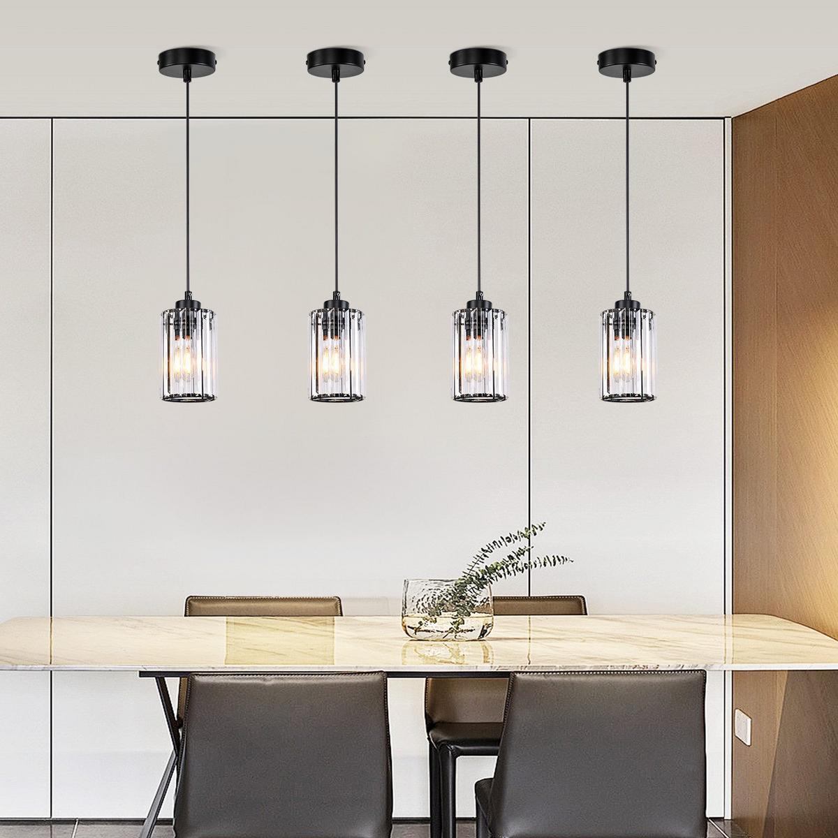 PENDELLEUCHTE Marklund 9/9/140 cm - Schwarz, Metall (9/9/140cm) - Nettlife