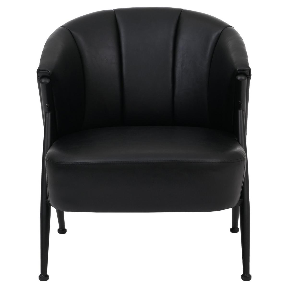 SESSEL Schwarz - Schwarz, Kunststoff (65/74/72cm) - MCW