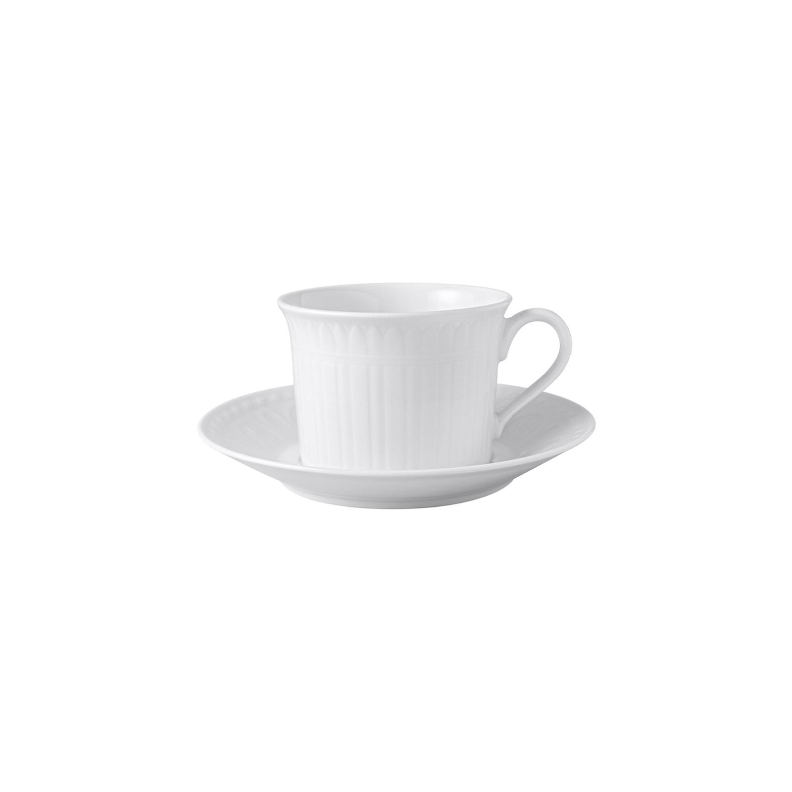 ESPRESSOTASSE MIT UNTERTASSE Cellini weiß 100 ml - Weiß, Keramik (2/2/2cm) - Villeroy & Boch