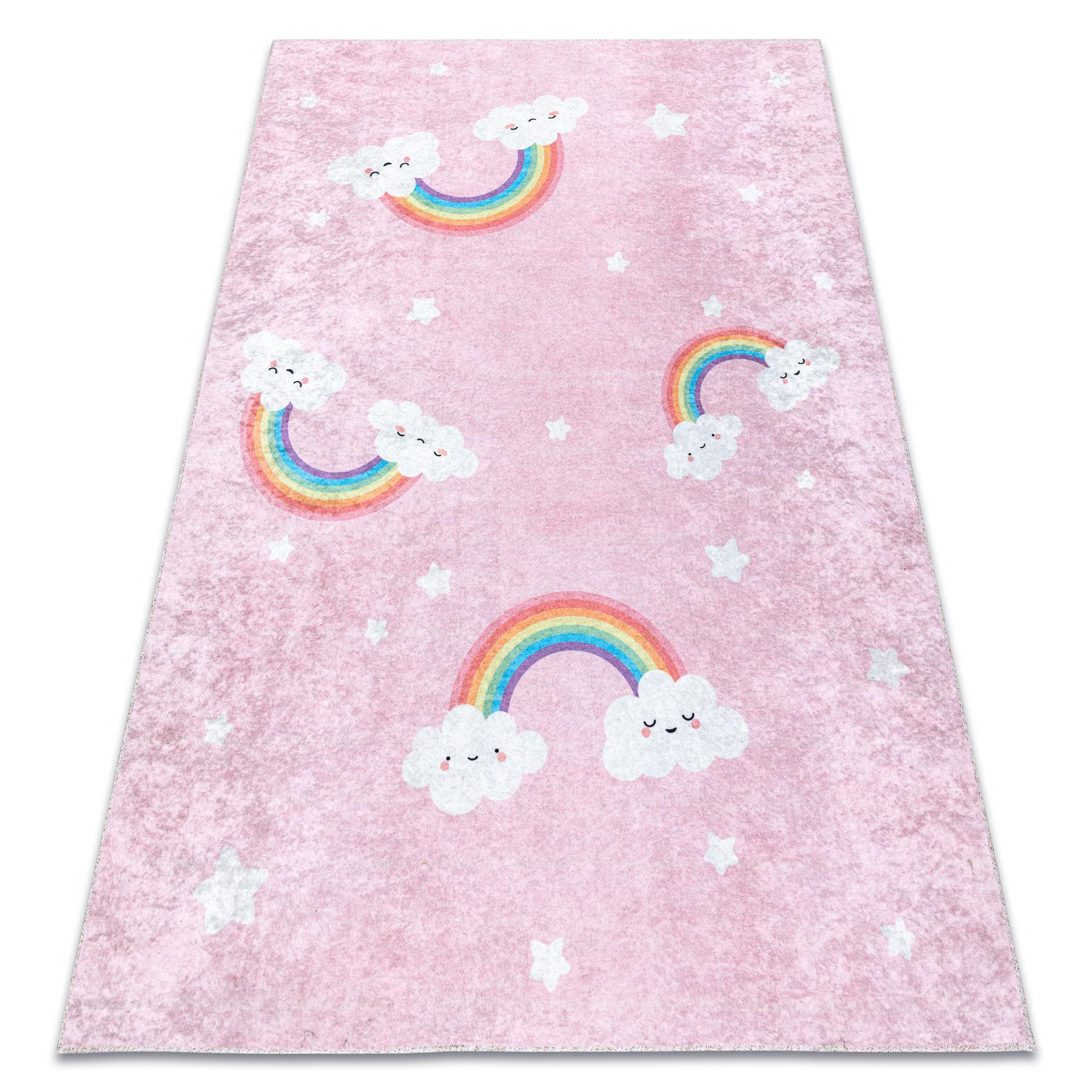 TEPPICH Junior 140/190 cm - Pink, Textil (140/190cm) - rugsX