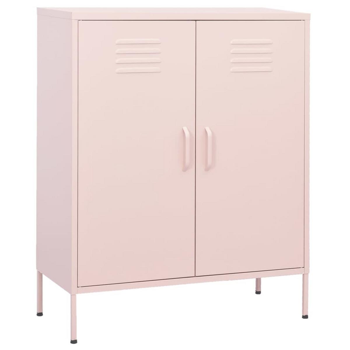 MEHRZWECKSCHRANK Watson 80/35/101.5 cm - Grau, Metall (80/101.5/35cm) - Nettlife