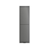 BADHEIZKÖRPER Stella 480x1800 mm Anthrazit mit Mittelanschluss - Anthrazit, Metall (48/180/5cm) - LuxeBath