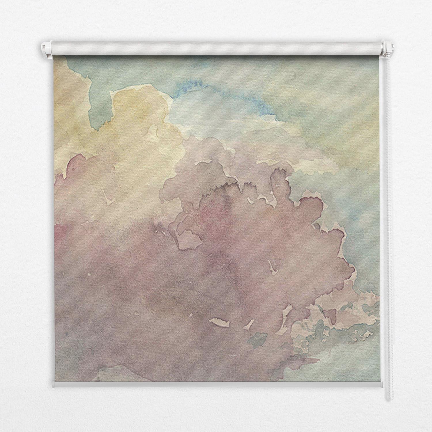 INNENROLLO - Fensterrollo - Rollo - 150x180 cm - Farbenfroher Himmel - Pink, Kunststoff (150/180/0.5cm) - TULUP