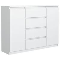 KOMMODE Weiß 120/102/39 - Weiß, Holzwerkstoff (120/102/39cm) - RAUMHIRSCH FURNITURE