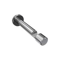 TRÄGER FÜR GARDINENSTANGEN 20 mm Ø, Prestige 1-läufig, Chrom - Chromfarben, Metall (13.7/4/4cm) - INTERDECO