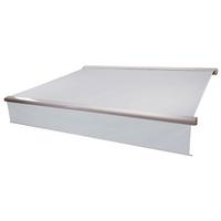 KASSETTEN-MARKISE VOLANT AUSFAHRBAR Cremeweiß - Weiß, Textil (450/15/300cm) - MCW
