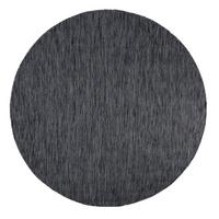 OUTDOORTEPPICH Anthrazit Ø 160 cm - Anthrazit, Kunststoff (160/160cm) - TT Home