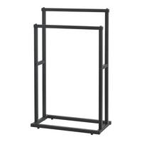 HANDTUCHSTÄNDER Omalo - Schwarz, Metall (48/78/24cm) - [en.casa]