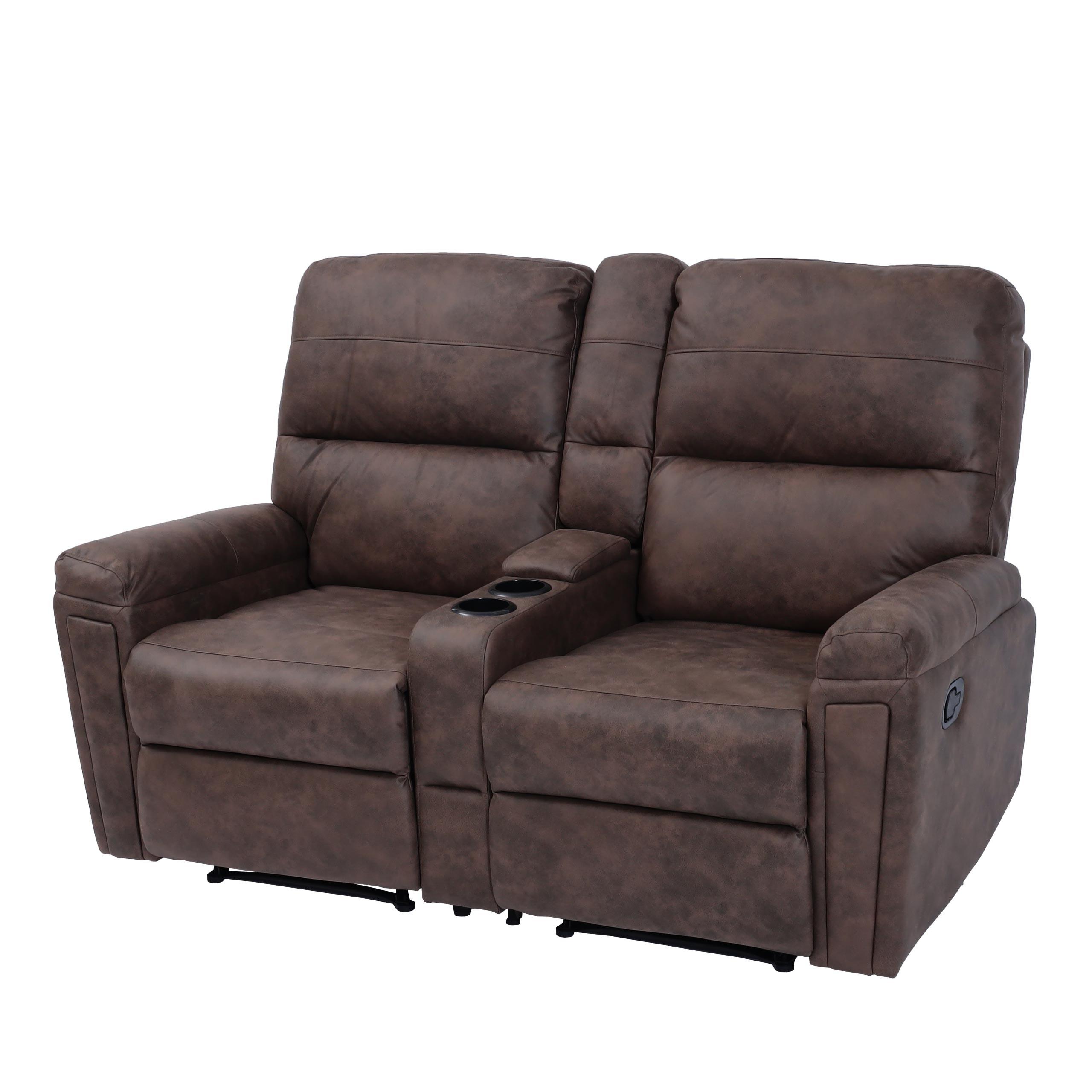 2ER KINOSESSEL Braun - Braun, Textil (157/102/166cm) - MCW
