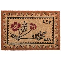 FUSSMATTE Naturfarben 40/60 cm Kokosfasern Iloilo - Naturfarben, Textil (40/60cm) - Beliani