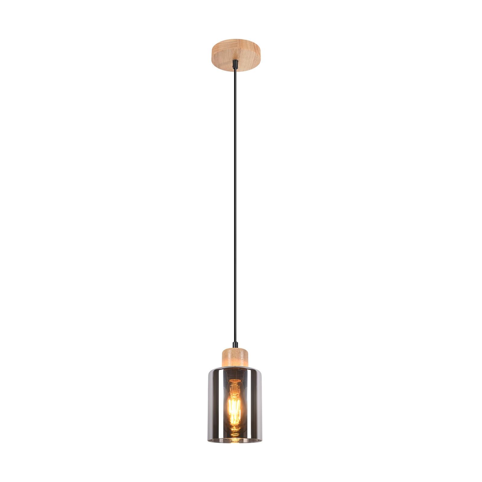 HÄNGELEUCHTE Korbf 12/12/146.5 cm - Dunkelgrau, Metall (146.5/12/12cm) - ZMH