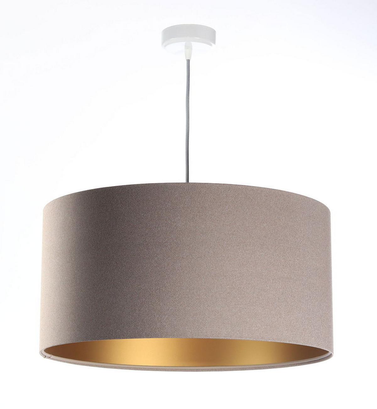 HÄNGELEUCHTE Beige 50/25 cm - Beige/Braun, Kunststoff (50/0.8/25cm) - ONZENO