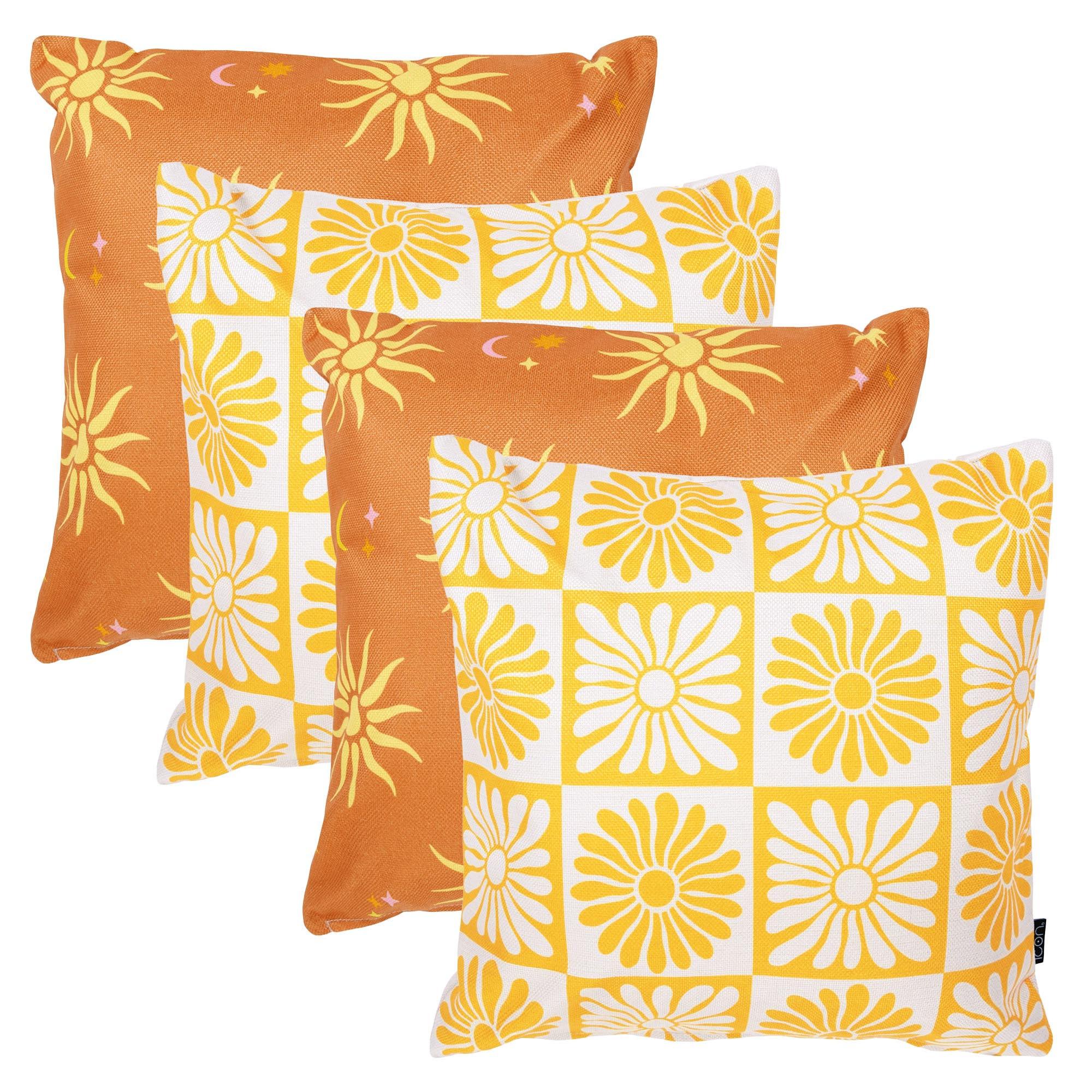 OUTDOORKISSEN 4er Set - Multicolor, Textil (43/43cm) - icon