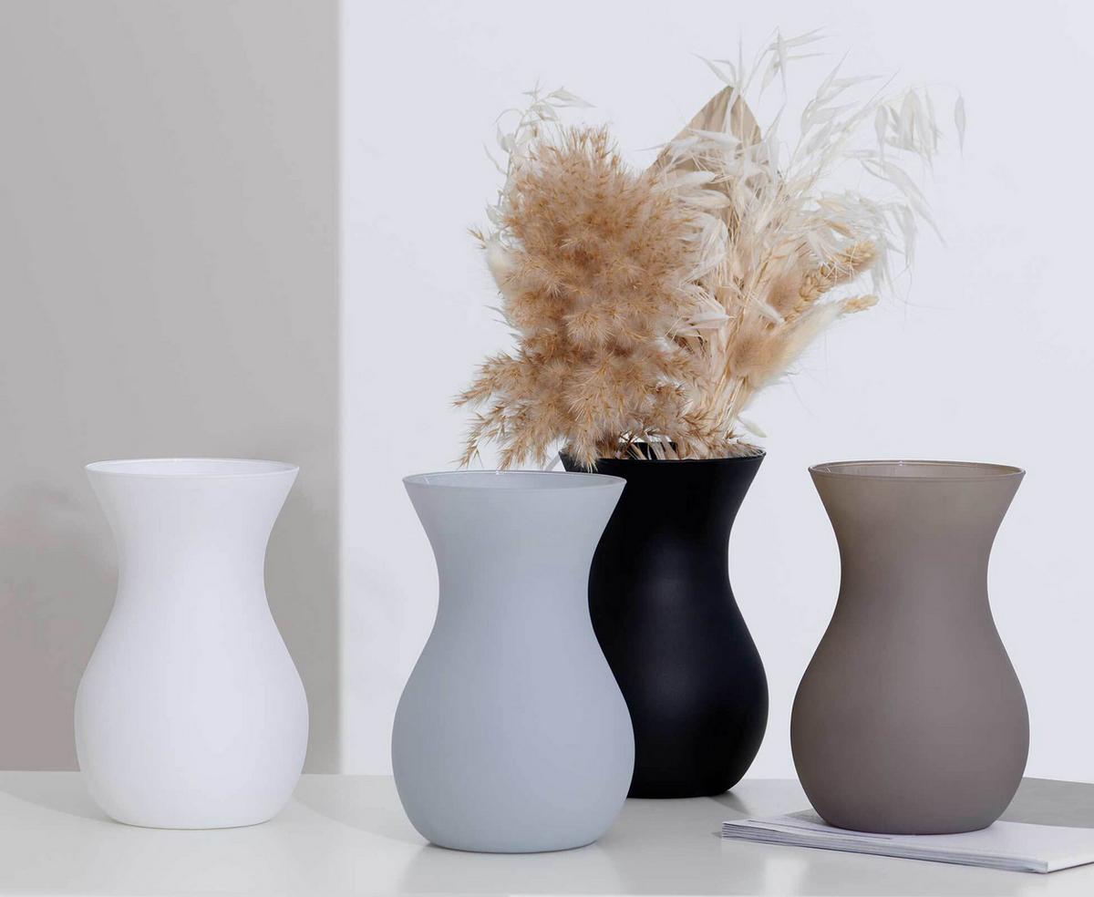 VASE Annalena Schwarz 18 cm - Schwarz, Glas (12/18cm) - Ritzenhoff Breker