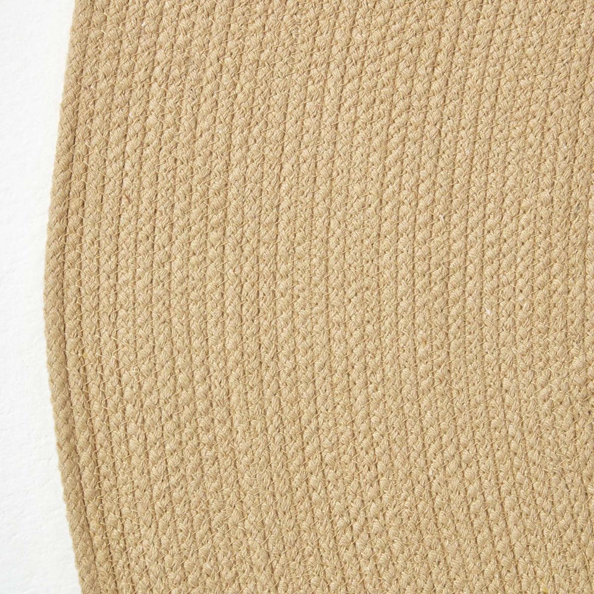 TEPPICHLÄUFER geflochten oval 66/200 cm - Beige, Textil (66/200cm) - Homescapes