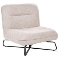 SESSEL Stoff Beige Lindal - Beige, Textil (85/85/83cm) - Beliani