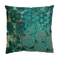 DEKOKISSEN Callais 50/50 cm - Türkis, Textil (50/50/10cm) - Bilderwelten