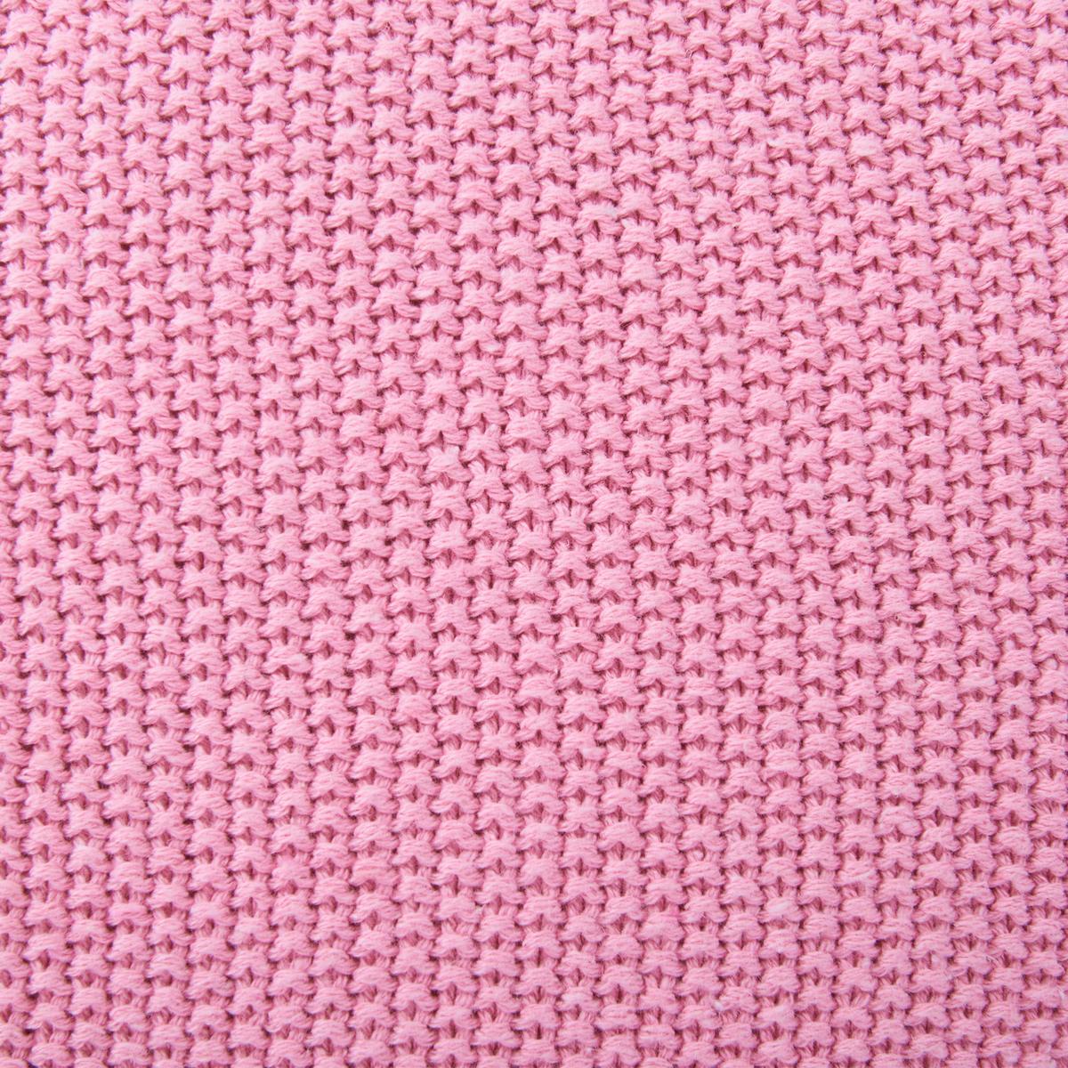 DEKOKISSEN 2er-Set Rosa 45/45 cm Lammi - Pink/Gelb, Naturmaterialien (45/45cm) - Beliani