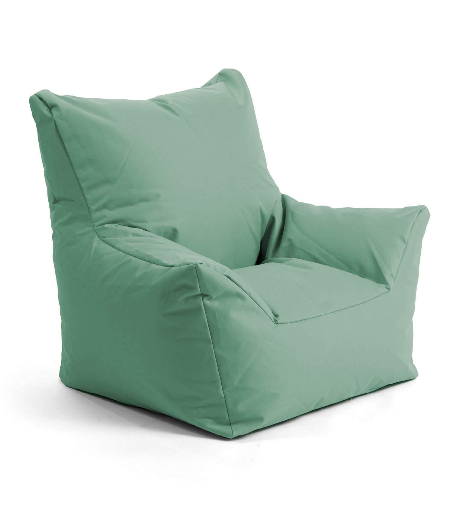 OUTDOOR-KINDER-SITZSACK Der Gartenzwerg - Mintgrün, Textil (52/57/53cm) - Mokebo