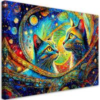KUNSTDRUCK Lila 120/80 cm - Lila, Textil (120/80cm) - KUNSTLOFT