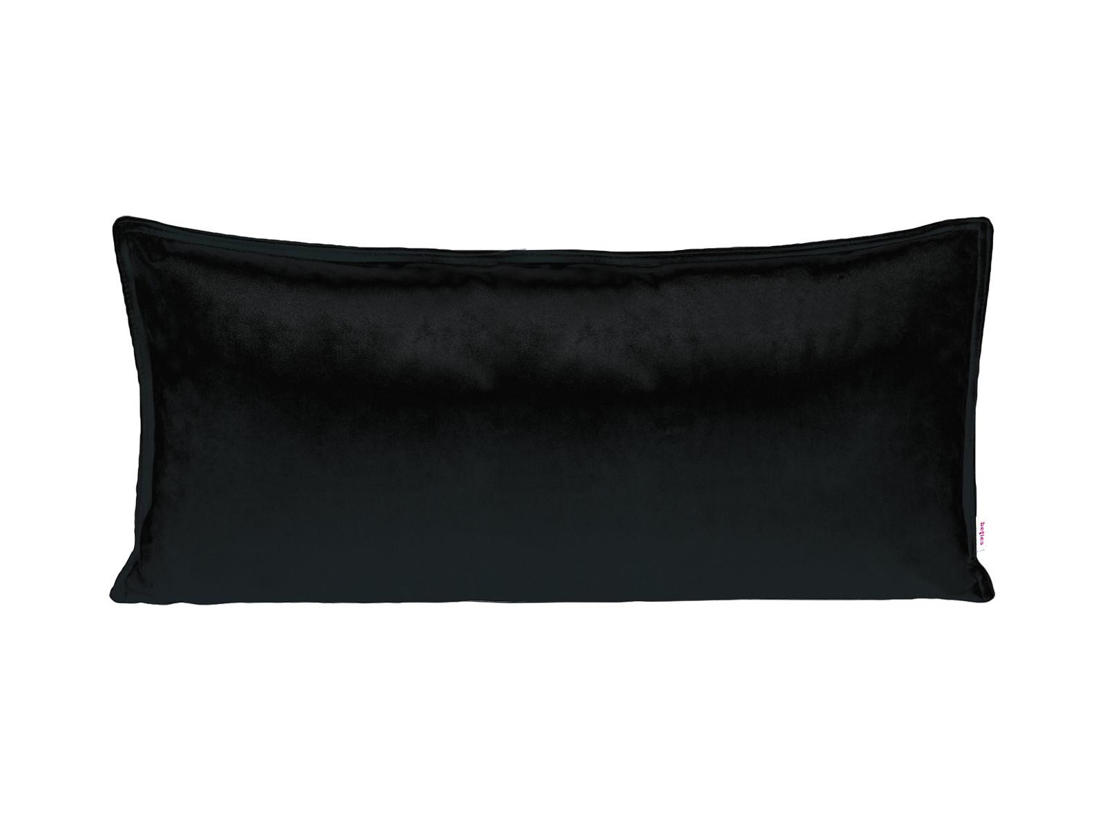 KISSENHÜLLE Samt&Sonders schwarz 30/70 cm - Schwarz, Textil (30/70cm) - beties Heimtextil