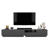 TV-LOWBOARD 2-er Set Enjoy Grau Matt Loft Schublade 120 cm - Grau, Holzwerkstoff (240/37/35cm) - Meble Lindner