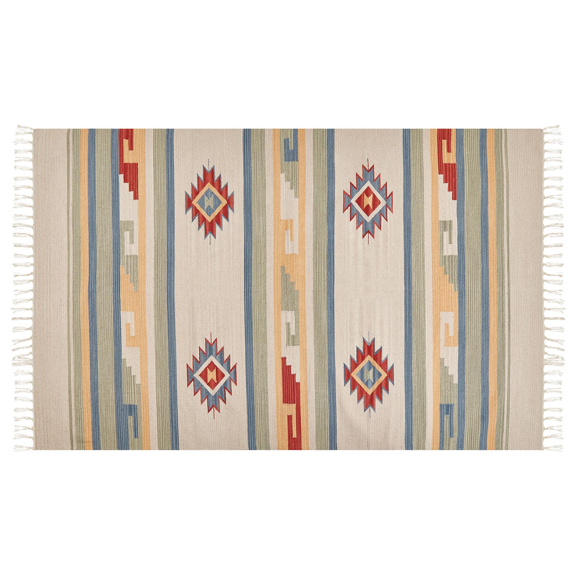 KELIM-TEPPICH Aparan 200/140 cm - Multicolor, Textil (140/200cm) - Beliani