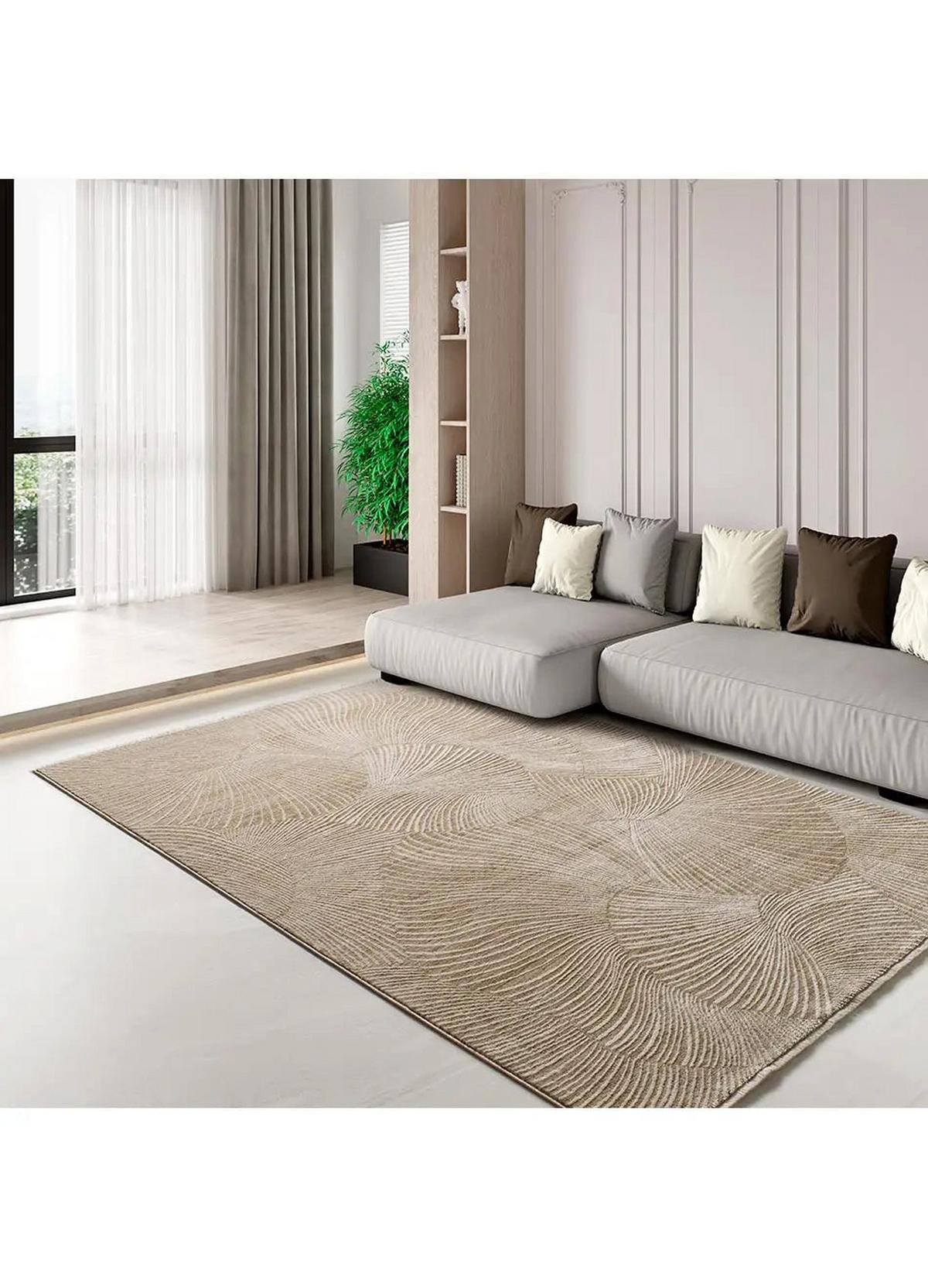 KURZFLORTEPPICH Beige Ona 120/160 cm - Beige, Textil (120/160cm) - Atticgo