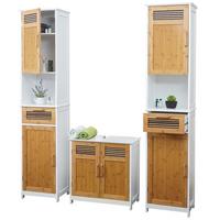 BADEZIMMERSET Braun 3-tlg.-Set - Braun, Holz (40/180/31cm) - MCW